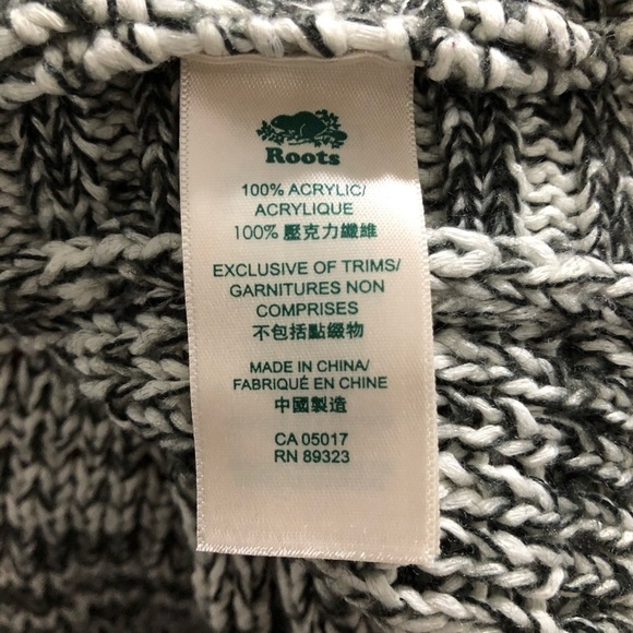 Roots chunky knit sleeveless sweater SZ M - Picture 9 of 10